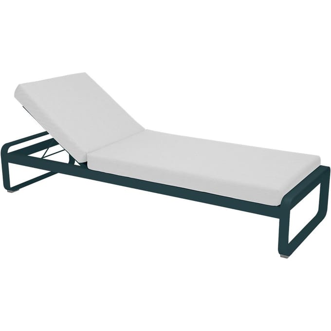 Fermob BELLEVIE Komfort - Ligbed - 21 acapulcoblauw - 81 witgrijs