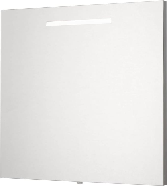 Saqu Ada spiegel met LED verlichting 60x3x60cm aluminium