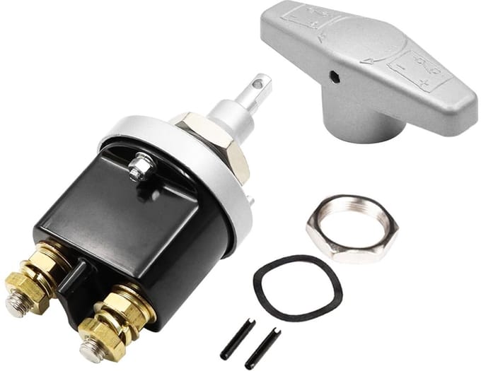 Auto-accu-isolator - Scheidingsschakelaar - 1500 Amp - Zware batterijschakelaar - Spierbrekerschakelaar - Geschikt voor auto en vrachtwage