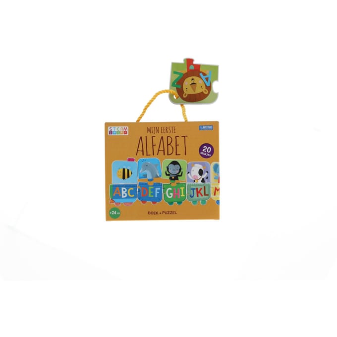 Mijn Eerste Alfabet Puzzeltrein + Boek