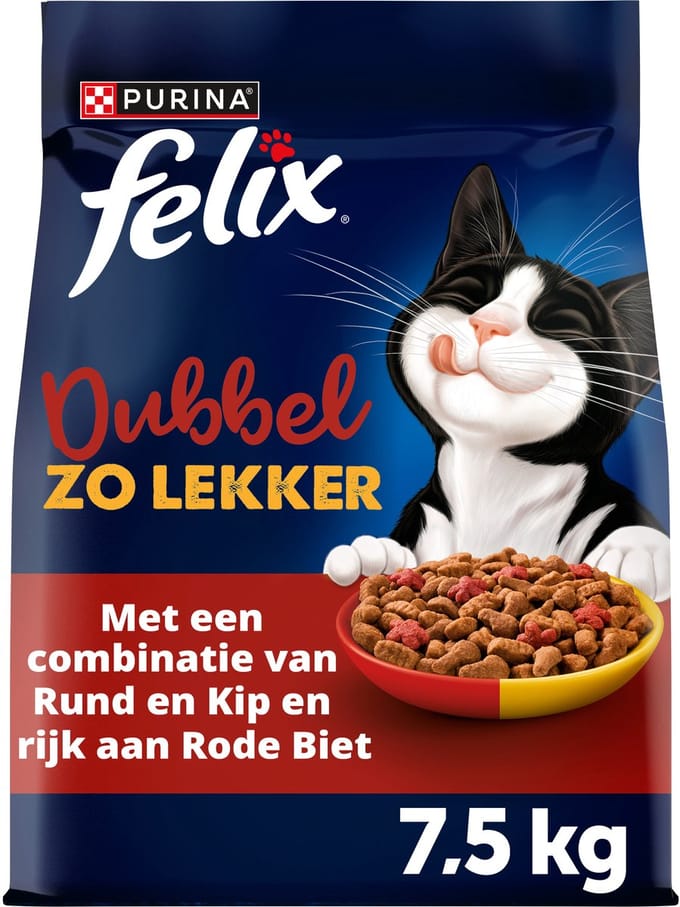Felix Dubbel Zo Lekker - Rund & Kip - 7.5kg
