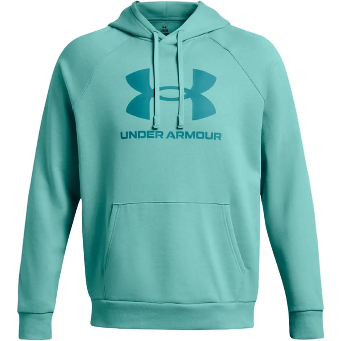 Under Armour Rival Fleece Logo Capuchon Groen 2XL / Regular Man