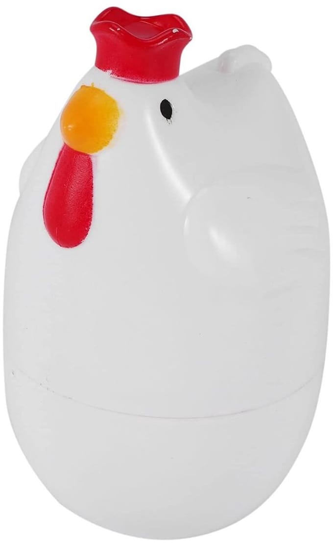 GTB® Eierkoker magnetron - Eierkoker - Eierkoker electrisch - Wit - 12cm x 7cm x 7cm