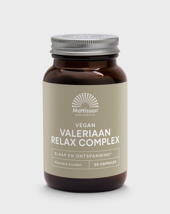 Mattisson - Valeriaan Relax Complex 75 mg - Voedingssupplement - 60 Capsules