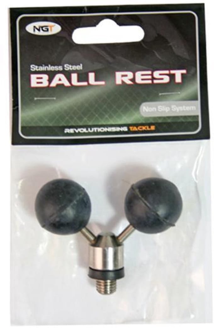 NGT Ball Rest Black - Achtersteun - RVS