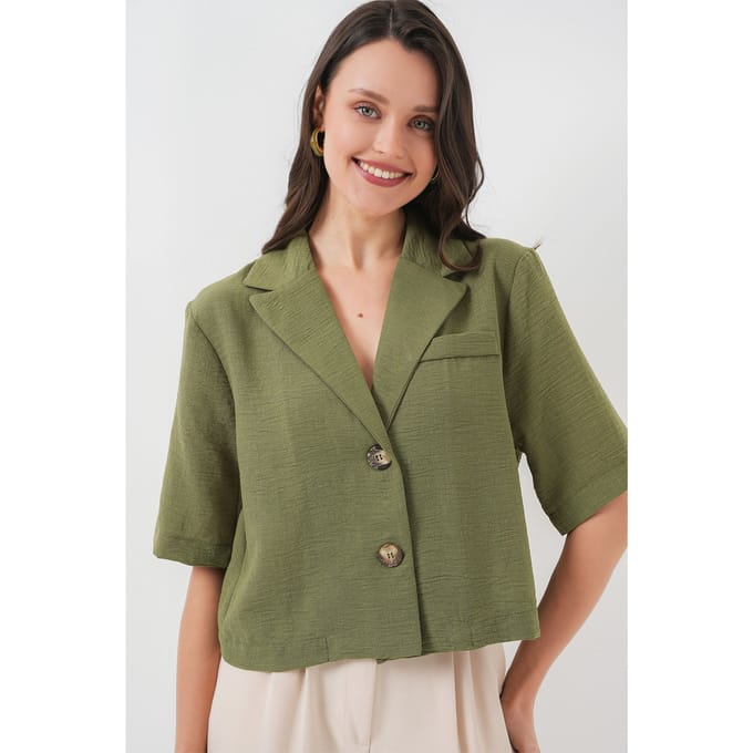 Geknopt Korte Blouse
