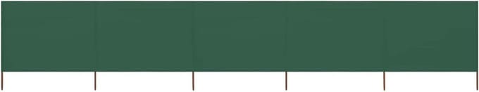 Windscherm Tuin - Privacyscherm Omheining - Bescherming Tegen Wind - Opvouwbaar Ontwerp - 600 x 120 cm - Groen
