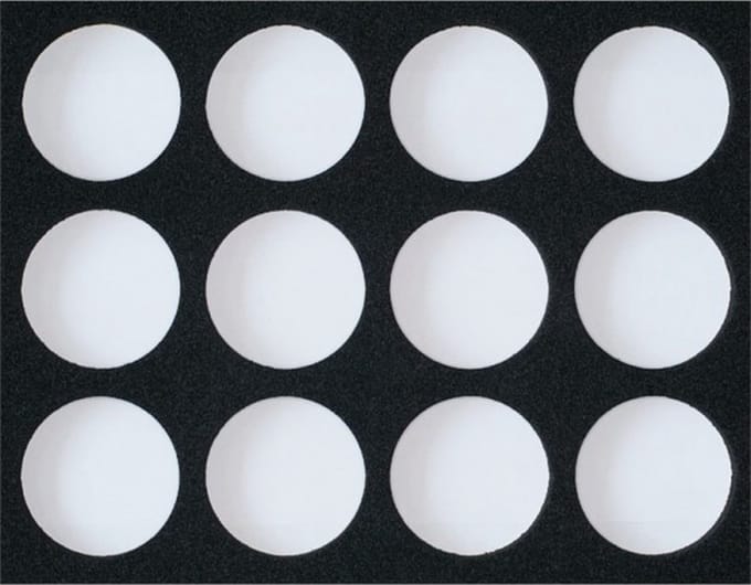 Superstar Inlay voor Schmink Case voor 12 stuks van 45 gram potjes