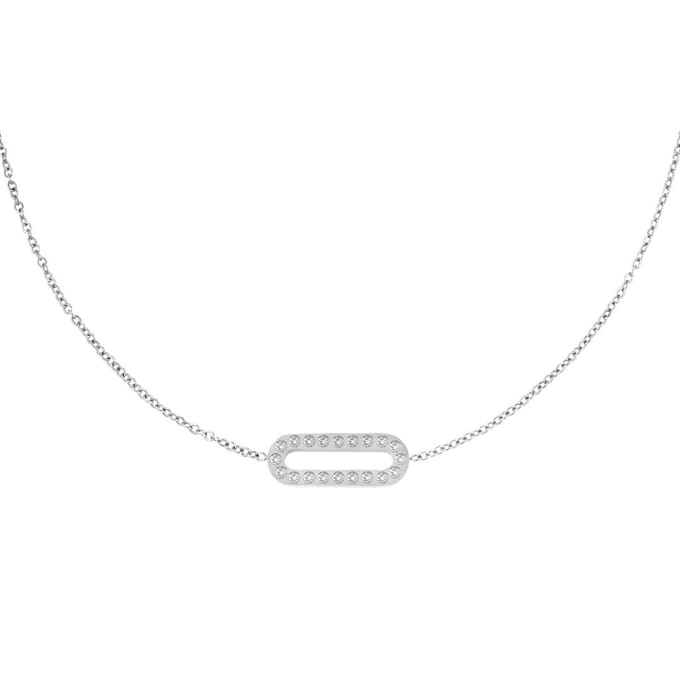 Roestvrij stalen ketting - Yehwang - Ketting - One size - Zilver