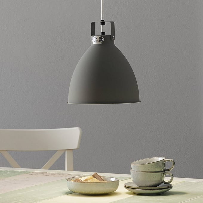 Jieldé Augustin A240 hanglamp grijs mat