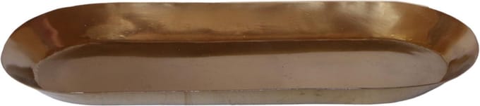 Kolibri Home | Plate oval - Ovale dienblad Ø30cm - Gold