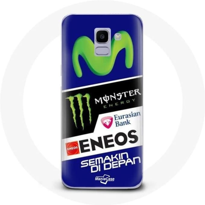 Coque pour Samsung Galaxy A6 2018 Monster Energy Yamaha Eneos