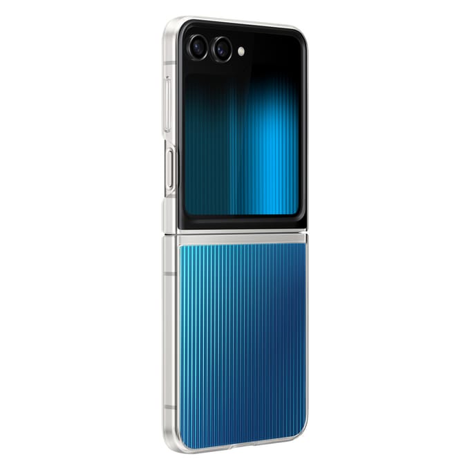 Originele FlipSuit Case voor de Samsung Galaxy Z Flip 5 - Transparant