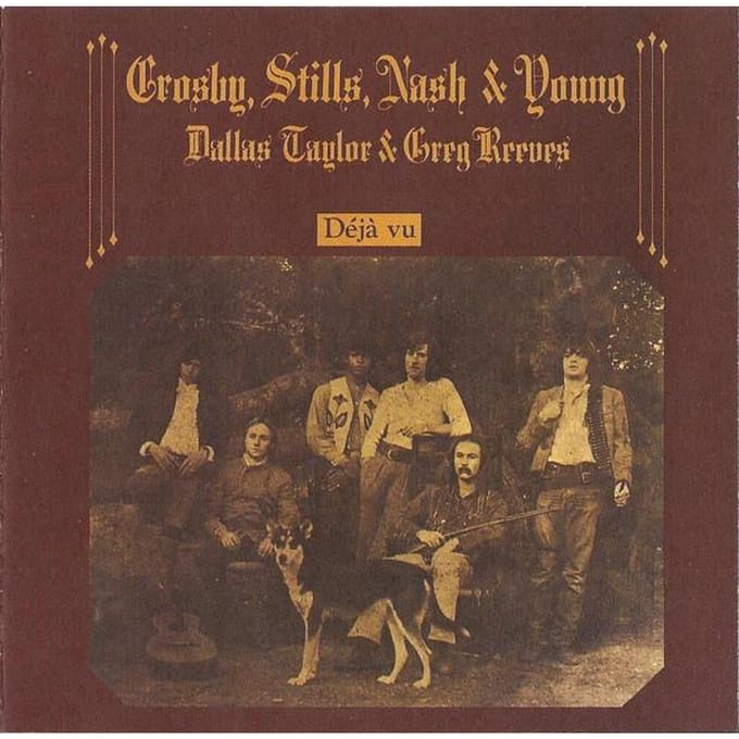 CD CROSBY, STILLS, NASH & YOUNG - Déjà Vu 826492 Atlantic 1994 VS Rock Gebruikt brown