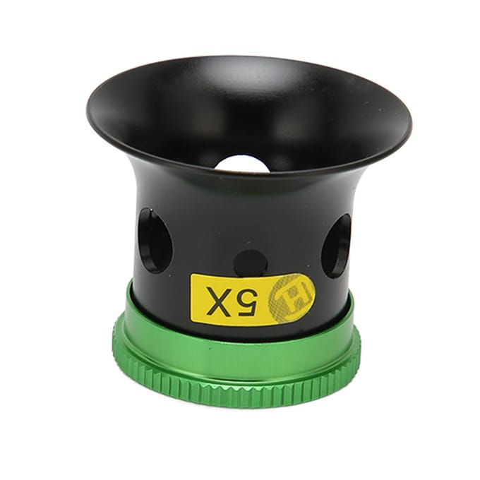 Oogloep 5x Vergroting Aluminiumlegering Saffierglas Slijtvast Horlogemakerloep voor
