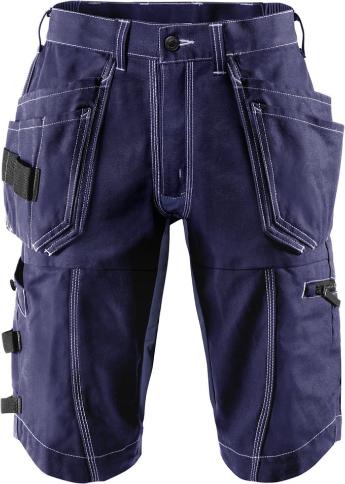 Fristads Korte Stretchbroek 2607 Fasg - Blauw - C56