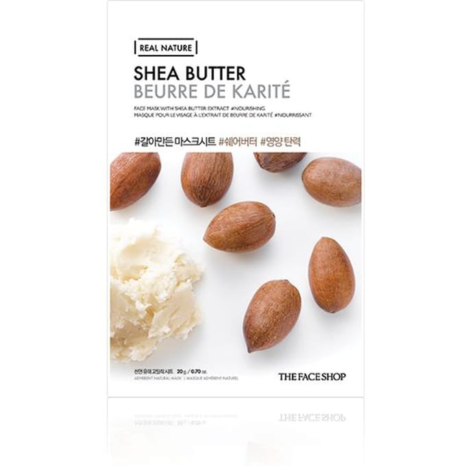 [PROMOTIE]THE FACE SHOP - Real Nature Face Mask - Shea Butter - 1stuk