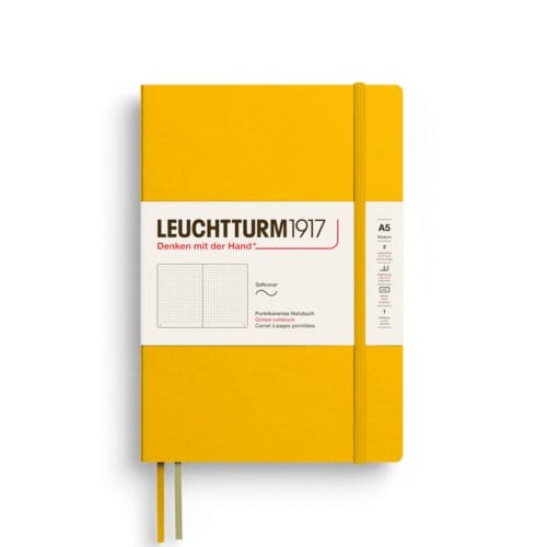 Leuchtturm notitieboek sunflower dotted medium softcover a5 145x210mm