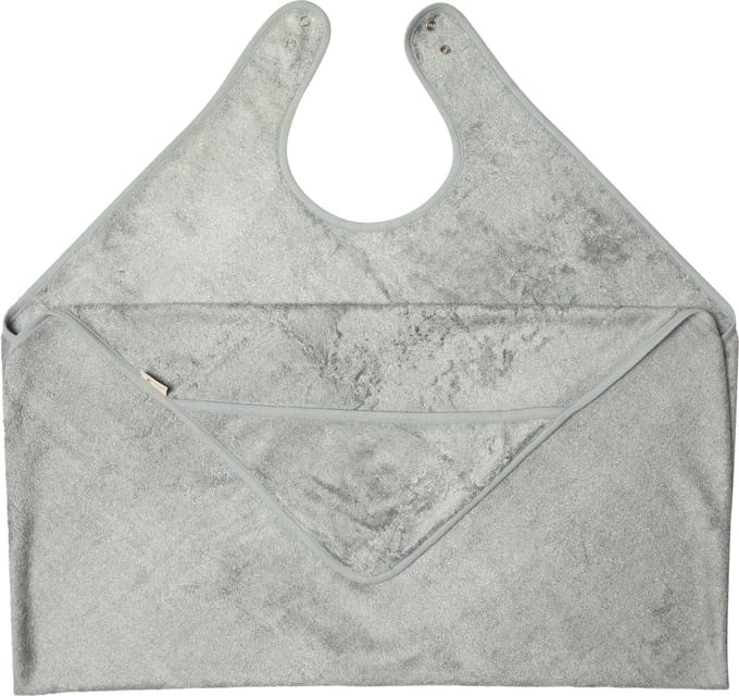 Timboo cuddle towel adult / baby Moon blue