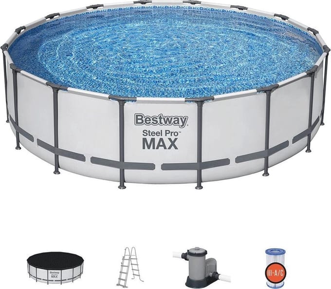 Bestway - Steel - Pro - MAX - Zwembadset - 488x122 - cm