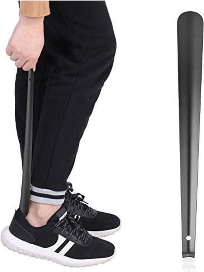 *** Schoenlepel 43 cm Zwart - Extra Lang - Hulpmiddel - van Heble®***