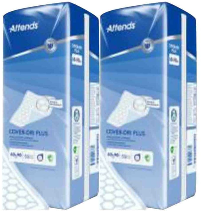 Attends - Cover Dri Plus 60X90 - 2 x 50 stuks - Voordeelverpakking