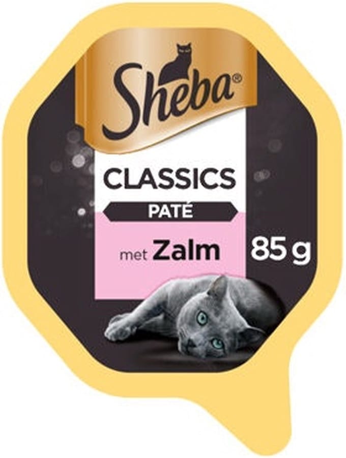 Sheba Classics Paté - Zalm - 44 x 85 g