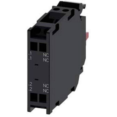 Siemens 3SU1400-1AA10-3EA0 Contactmodule Met draaibescherming 2x NC Contact element 1 stuk(s)