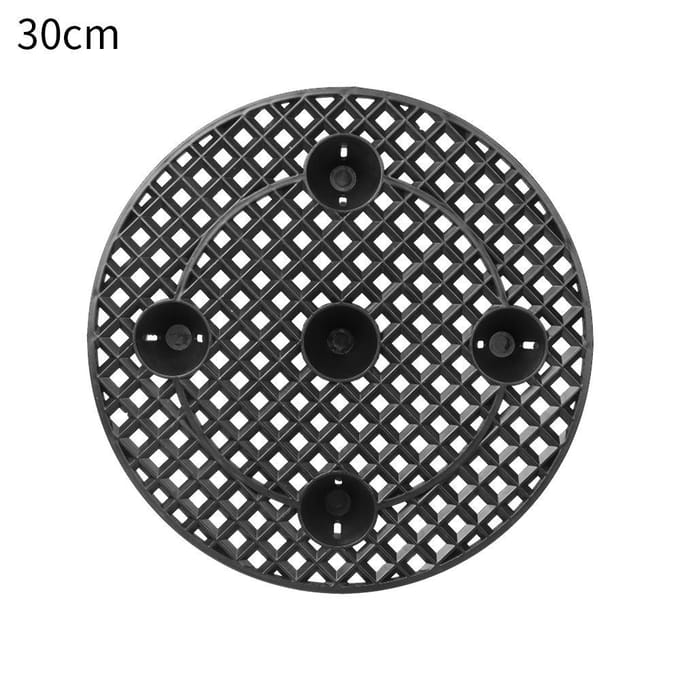 Protection de sol pour terrasse extérieure, support horizontal pour pots de fleurs, ensemble de pots de fleurs et de jardinières black