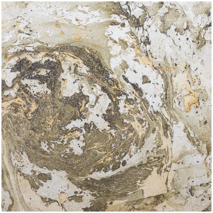PTMD Wandpaneel Eaven - 90x3x90 cm - Glas - Groen