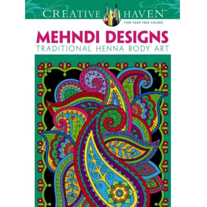 Creative Haven Mehndi Designs Coloring Book - Creative Haven - Marty Noble