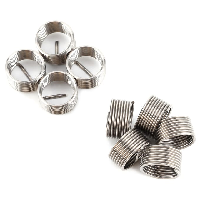 Kit de 10 inserts de réparation de filetage pour conversion de trous filetés métriques et impériaux M16 x 1,5 x 1D gray