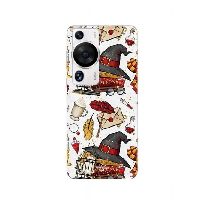 Coque - Harry Potter - Huawei P60 Pro - Noir - Souple - Chapeau Potions