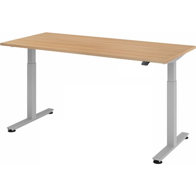 XMST 19 S | Bureau - 180 x 80 Eiken Tafelhoogte I Elektrisch in hoogte verstelbaar
