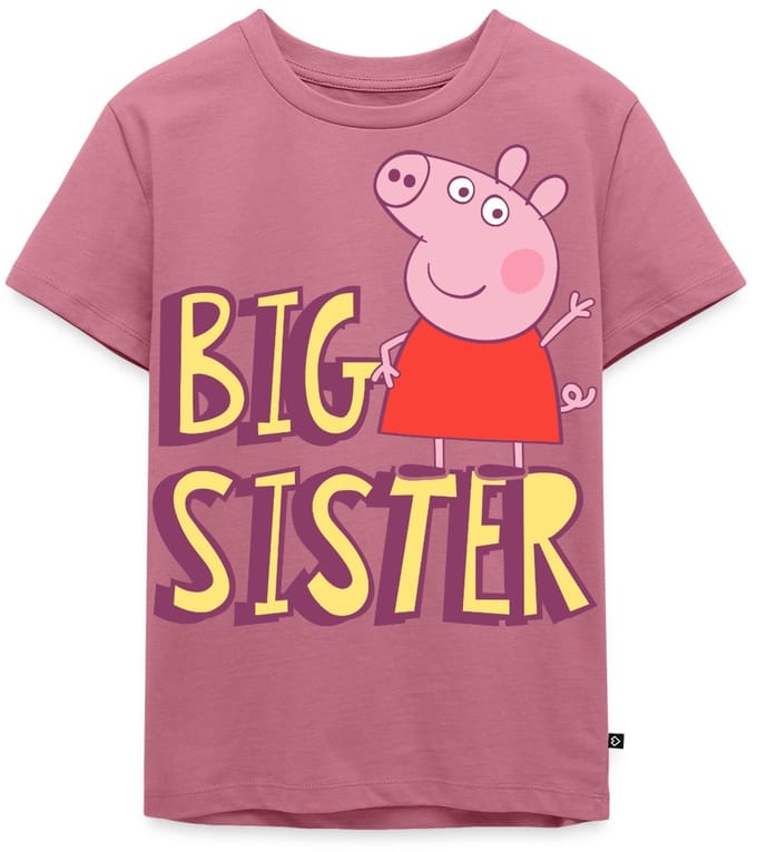 Peppa Pig Grote Zus Premium T Shirt Kinderen