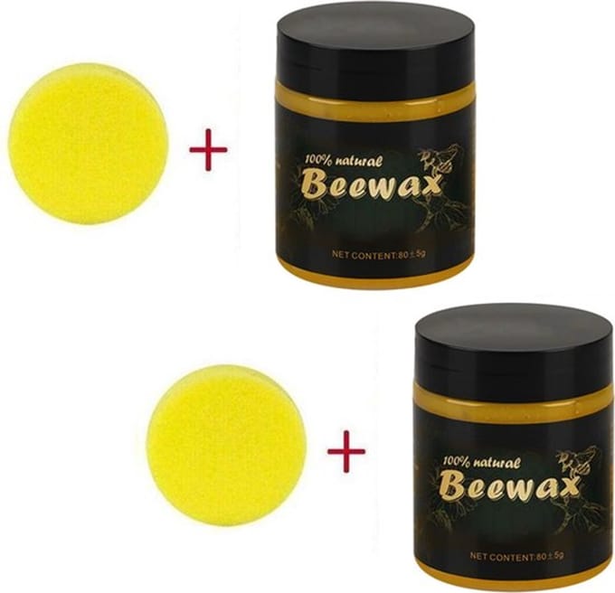 Nixnix® - Bijenwas Meubels 85 gram (2x) - Meubelonderhoud