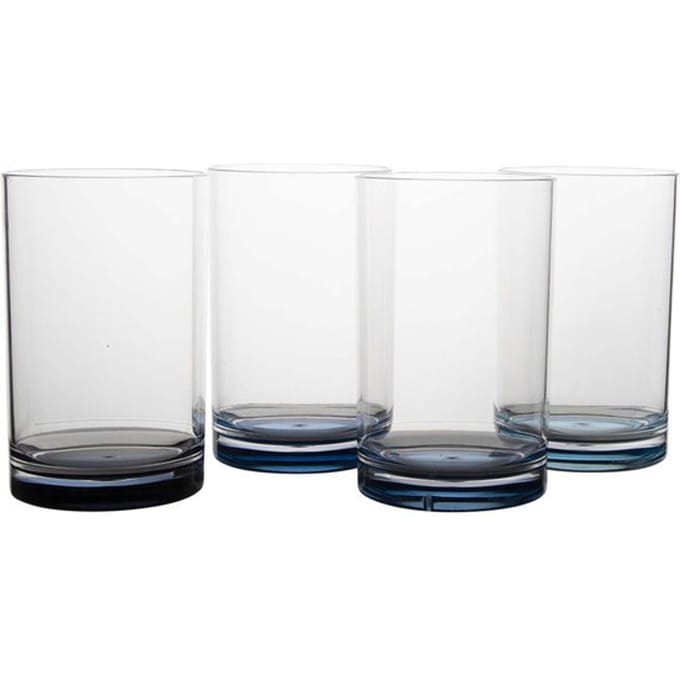 Gimex - Colour Line - Waterglas - Sky - 320 ml - 4 Stuks
