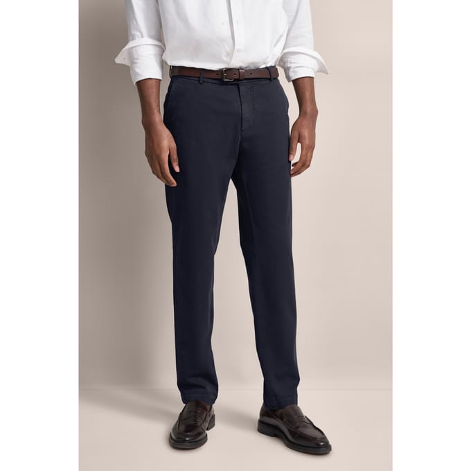 Bugatti Herren Casual broek van een katoen-elastaanmix