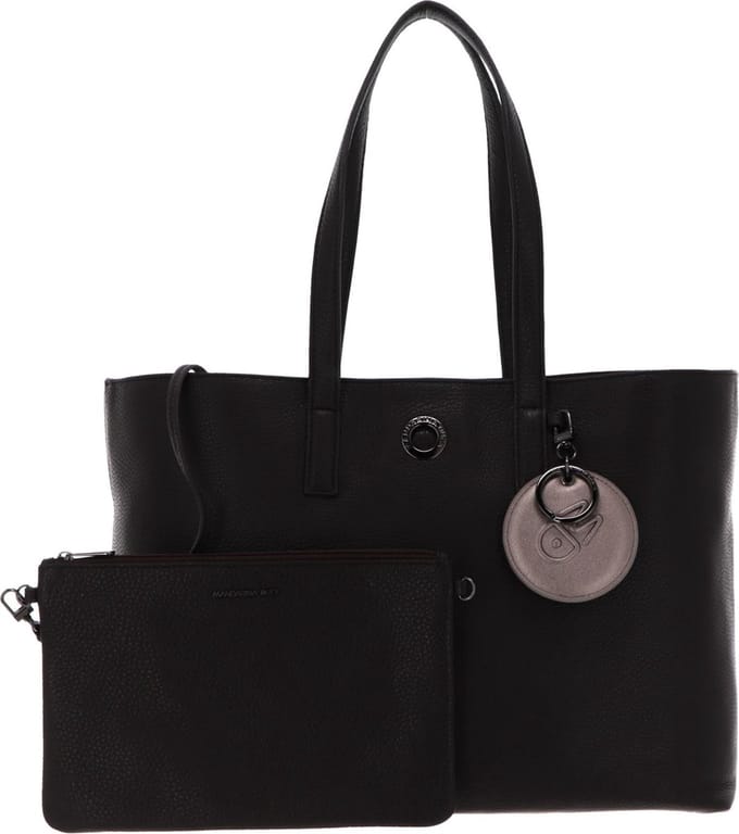 MANDARINA DUCK Leren Mellow Leather Shopper Mole Bruine