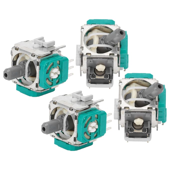 Lot de 4 potentiomètres analogiques 3D pour manette de jeu Xbox One gray