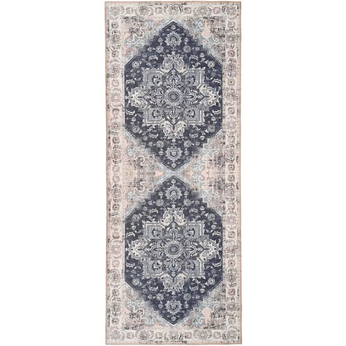 House Nordic Hallway Runner Havana Blauw 80x200cm