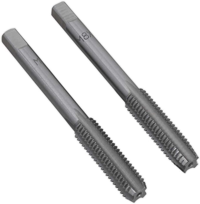 M8 x 1.25mm Schroefdraad Tap Set 2 Delig Taper en Plug