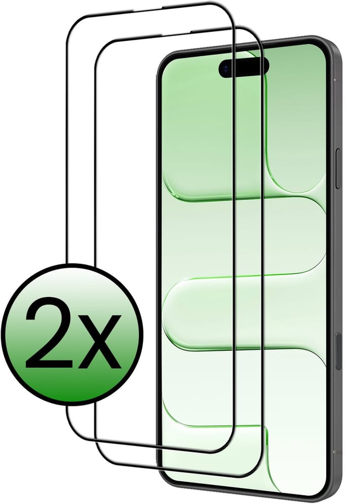 Screenprotector - 2 Stuks Geschikt voor Apple iPhone Air - Full Cover - Beschermglas - Gehard Glas - Tempered Glass - Screen Protector