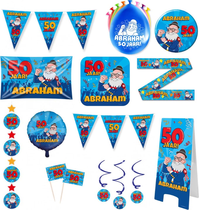 Abraham Cartoon Versiering pakket - XXL