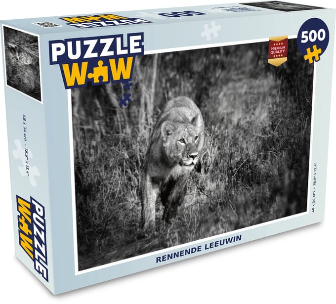 Puzzel Leeuwin - Jacht - Dieren - Legpuzzel - Puzzel 500 stukjes