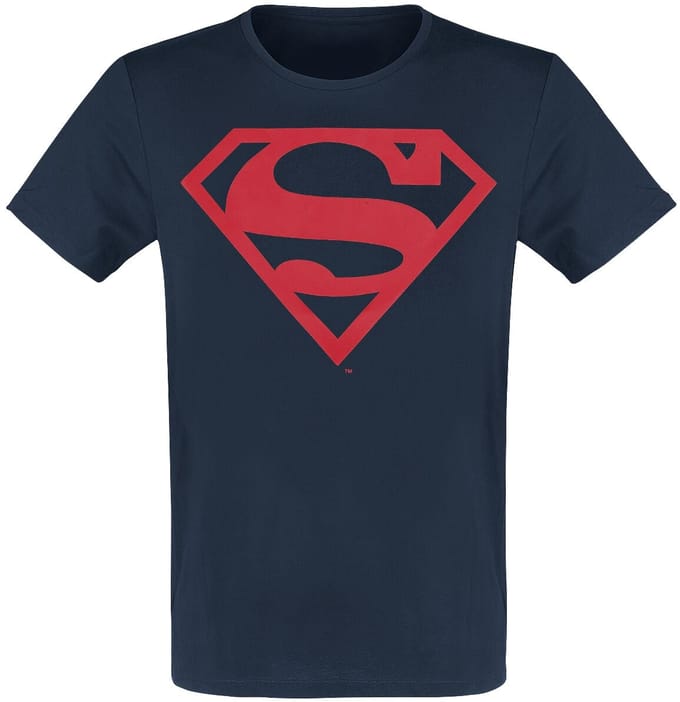 Superman Logo - Puff Heren T-shirt - marineblauw - XXL