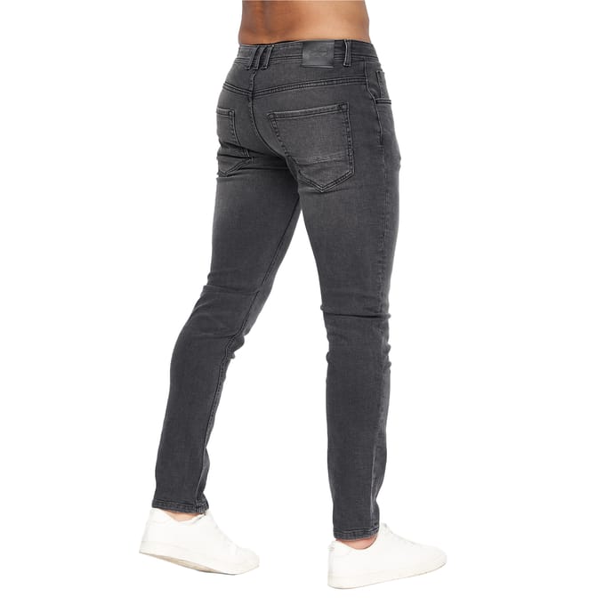Crosshatch Heren Malcolm Slim Jeans (Donker houtskool)