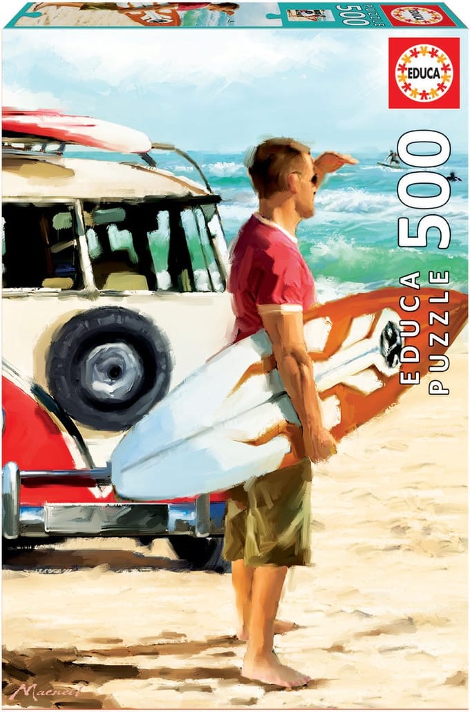 Legpuzzel - Educa - De surfer - 500 stukjes