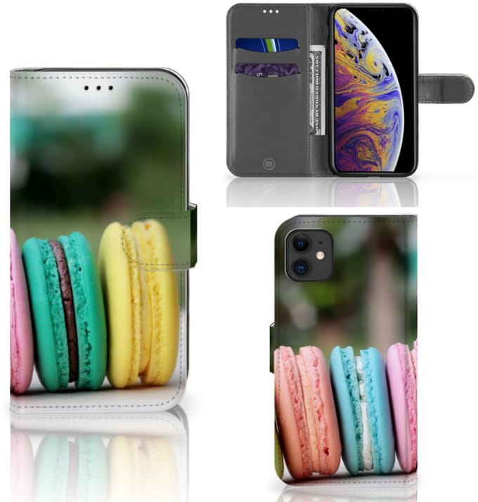 Apple iPhone 11 Book Cover Macarons