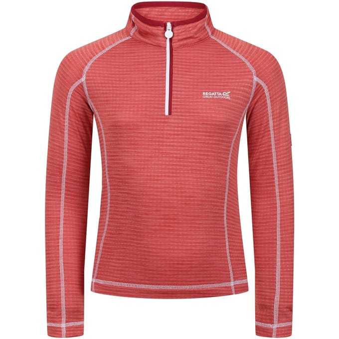 Regatta Kinderen/kinderen berley half zip top met lange mouwen